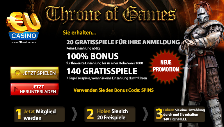 Throne of Games –  als Online Slot Angebot in aller Munde